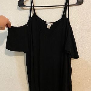 Black Off the Shoulder Top